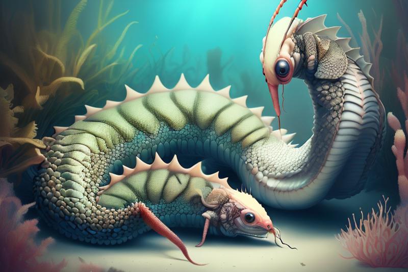 00015-1089651589general_rev_1.2.2cthulhutech an animal snake insect mutant with scaly skin in (underwater landscape_0.8) , high detail, high quality, soft light.png